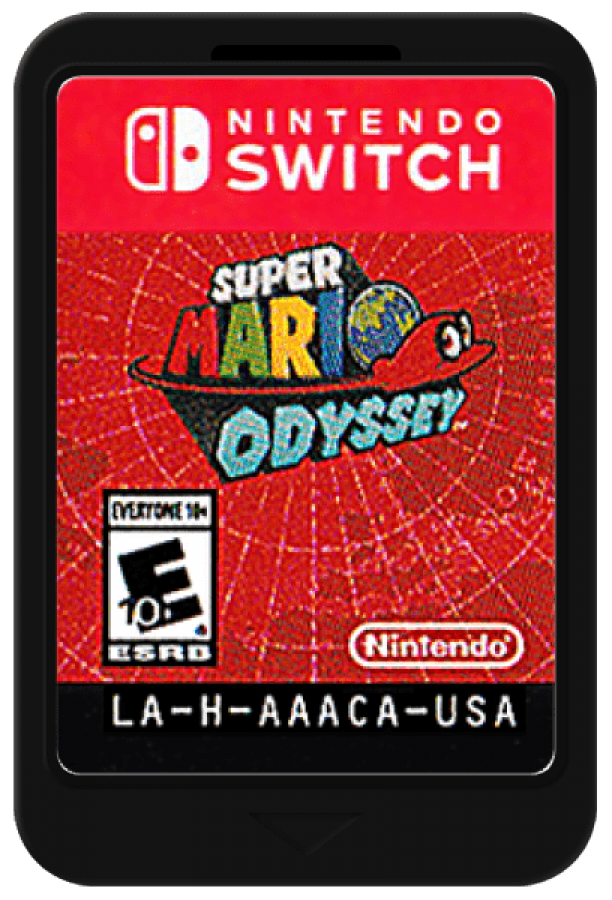 Super Mario Odyssey cartridge for Nintendo Switch NS video game
