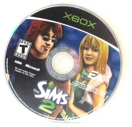 The Sims: Bustin' Out for original Xbox life simulation game featuring career progression open neighborhood exploration character customization social interactions story mode gameplay disc