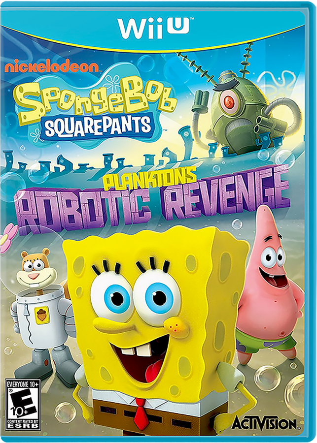 SpongeBob SquarePants: Plankton's Robotic Revenge cover art for Nintendo Wii U (WiiU) video game