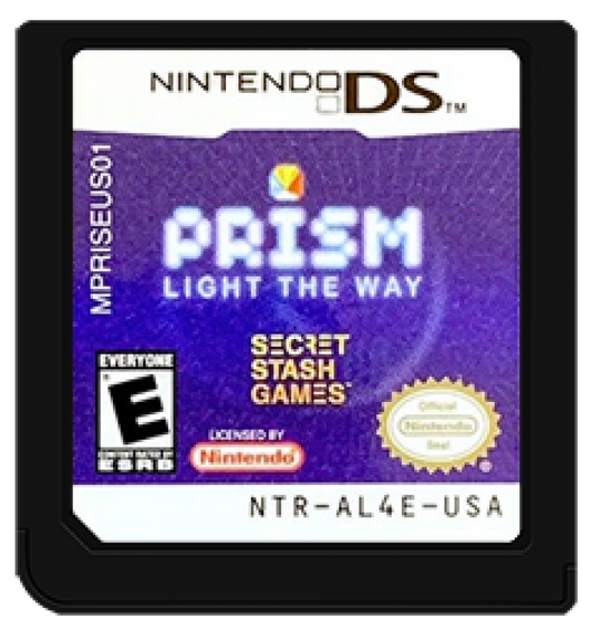 Prism: Light the Way cartridge for Nintendo DS (DS) light-bending puzzle video game
