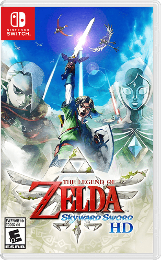 The Legend of Zelda Skyward Sword HD cover art for Nintendo Switch (NS) video game