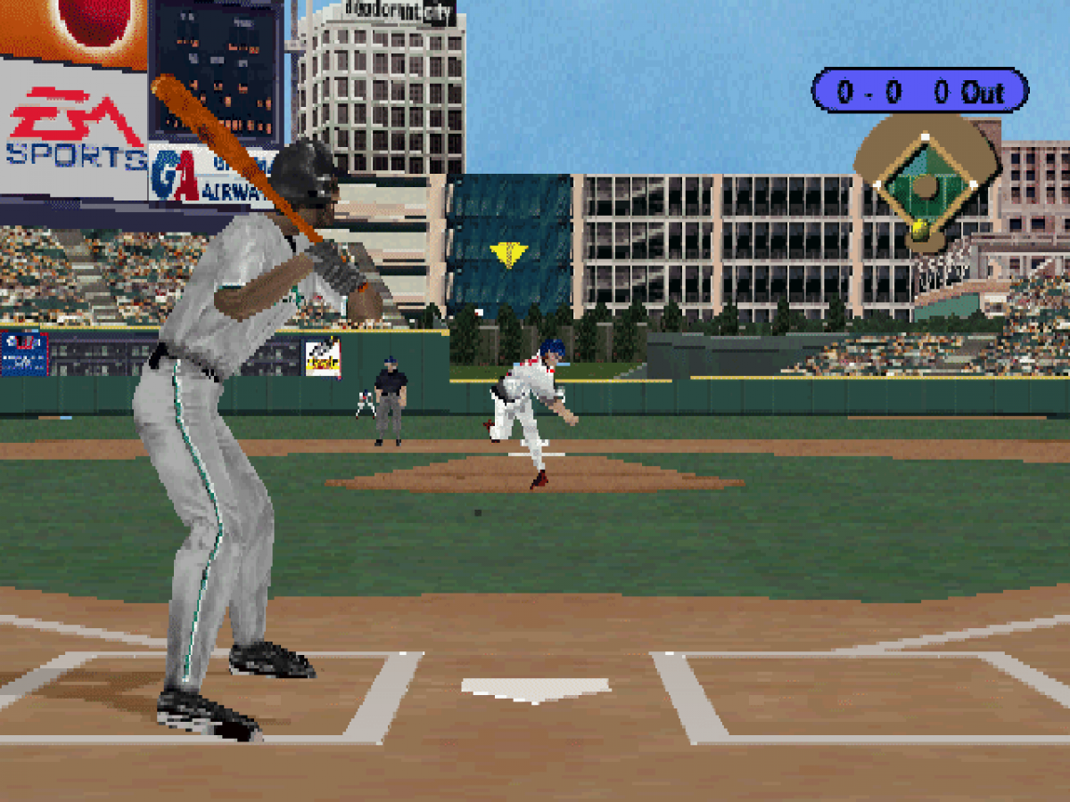 Triple Play 99 gameplay for PlayStation 1 (PS1) baseball sports video game