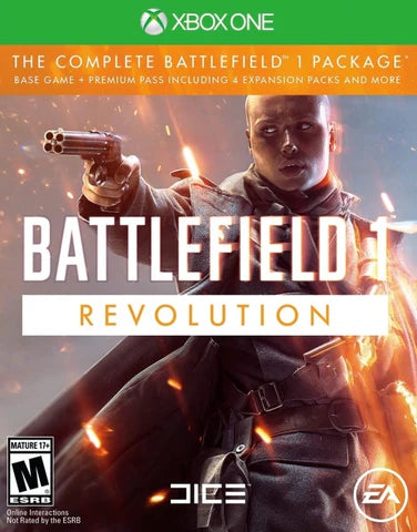 Battlefield 1 Revolution – Xbox One (XONE) cover art for video game for XONE