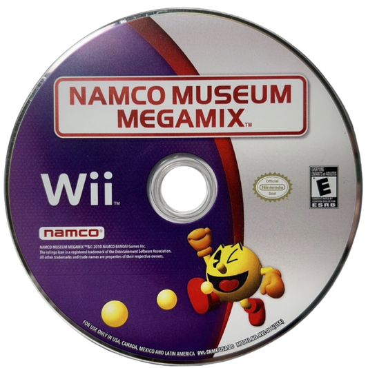 Namco Museum Megamix – Nintendo Wii (Wii) arcade classic compilation party video game disc