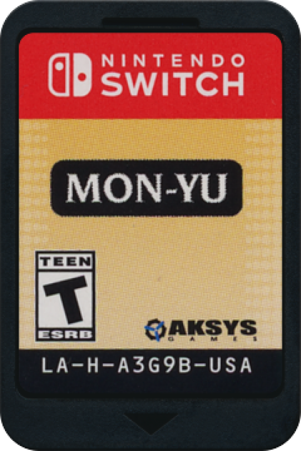 Mon-Yu Nintendo Switch Cartridge Art for the Nintendo Switch Video Game