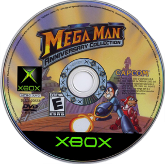 Mega Man: Anniversary Collection disc for Xbox (XBOX) video game