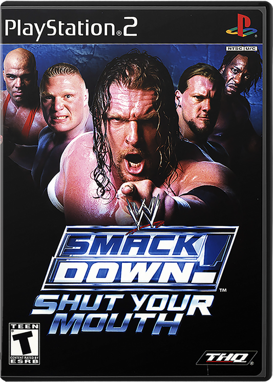 WWE SmackDown Shut Your Mouth game cover for PlayStation 2
