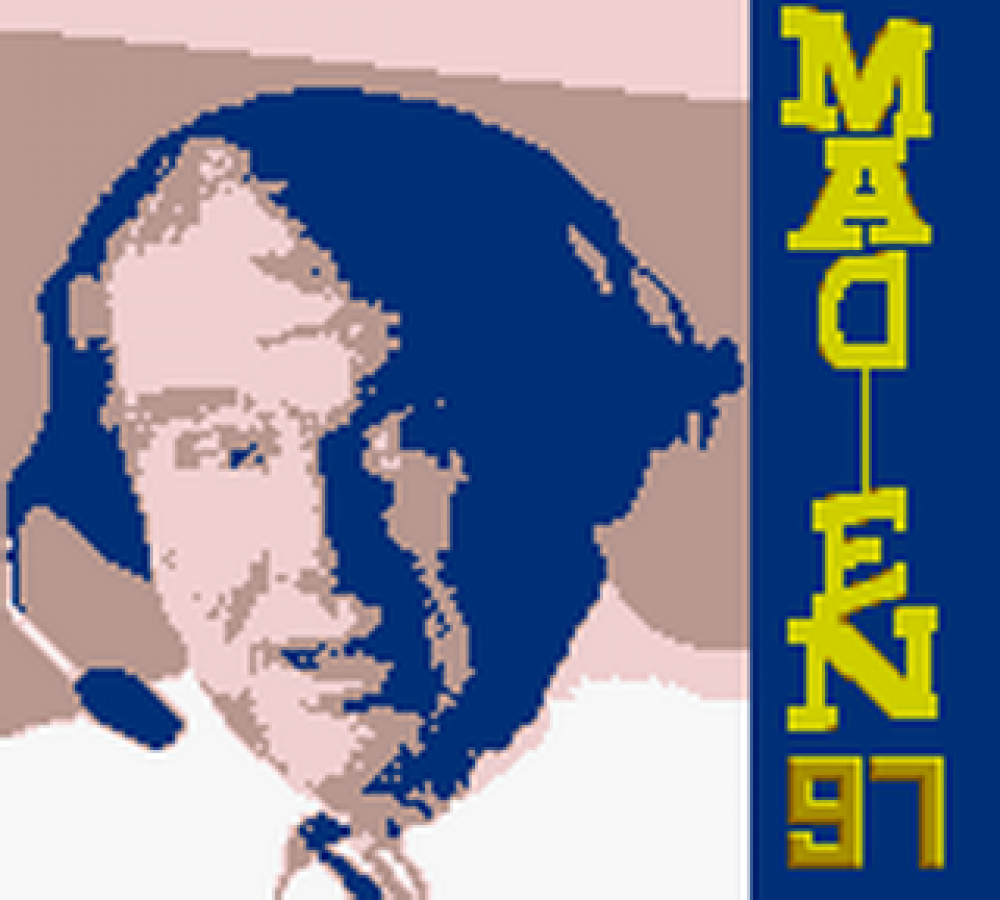 Madden NFL 97 title screen for Game Boy (GB) video game