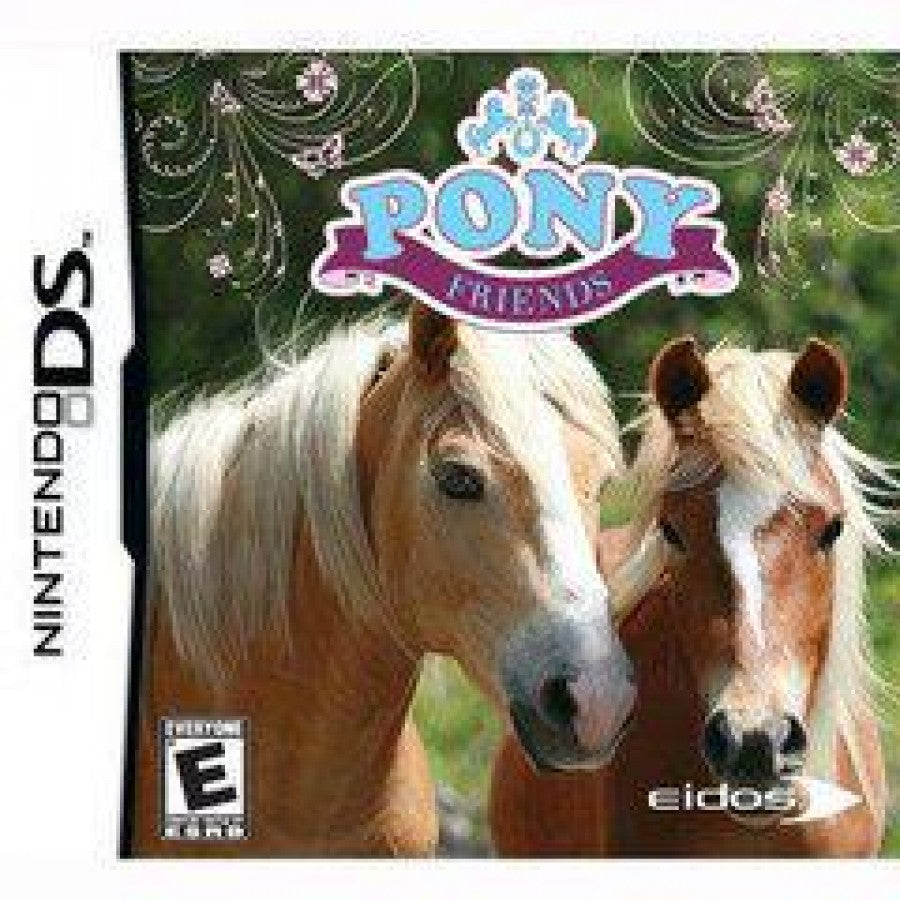 Pony Friends cover art for Nintendo DS (DS) video game