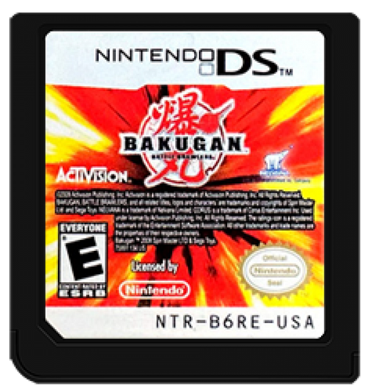 Bakugan Battle Brawlers cartridge for Nintendo DS (DS) anime action strategy video game