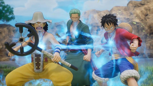 One Piece Odyssey – PlayStation 4 (PS4) video game gameplay, anime JRPG adventure with Straw Hat pirate crew