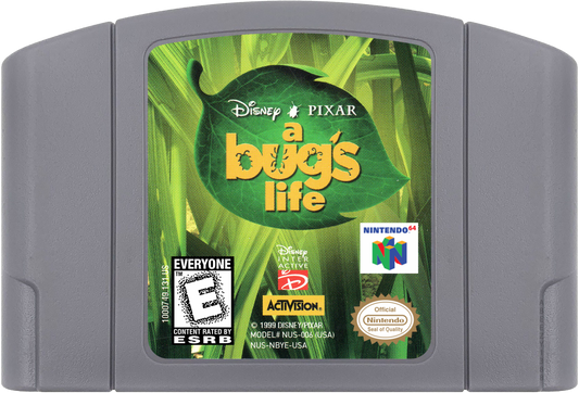 Disney Pixar A Bugs Life cartridge for Nintendo 64 platformer video game