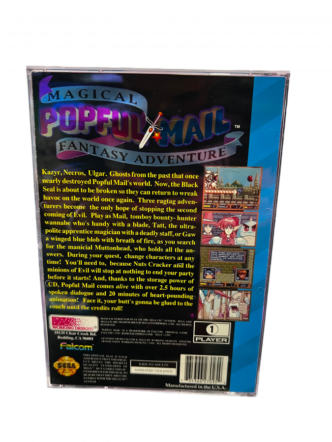 Popful Mail cover art for Sega CD (SCD) video game