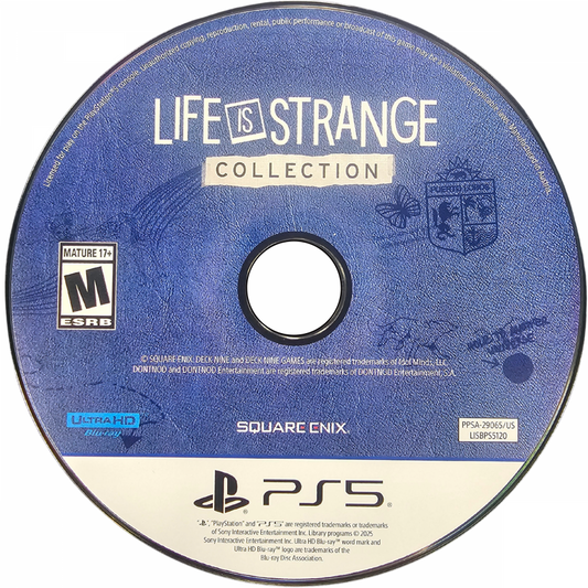 Life Is Strange Collection PlayStation 5 PS5 for narrative adventure video game fans featuring emotional storytelling memorable characters supernatural abilities choice driven gameplay branching storylines exploration puzzle solving cinematic presentation and immersive episodic adventures collectible gaming appeal game disc