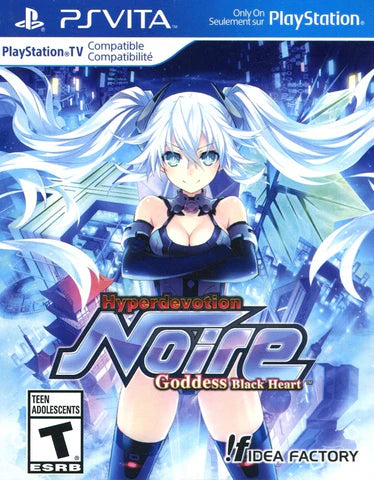 Hyperdevotion Noire: Goddess Black Heart cover art for PlayStation VITA (PS VITA) video game
