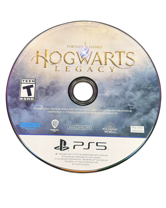 Hogwarts Legacy PS5 action role-playing video game disc