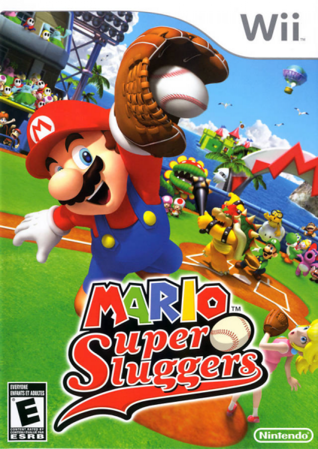 Mario Super Sluggers cover art for Nintendo Wii (Wii) video game