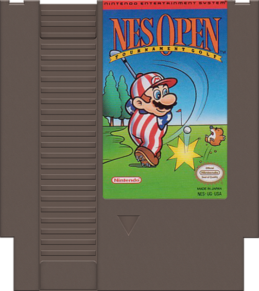 NES Open Tournament Golf cartridge for Nintendo Entertainment System NES retro video game