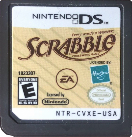 Scrabble cartridge for Nintendo DS (DS) classic board game video game
