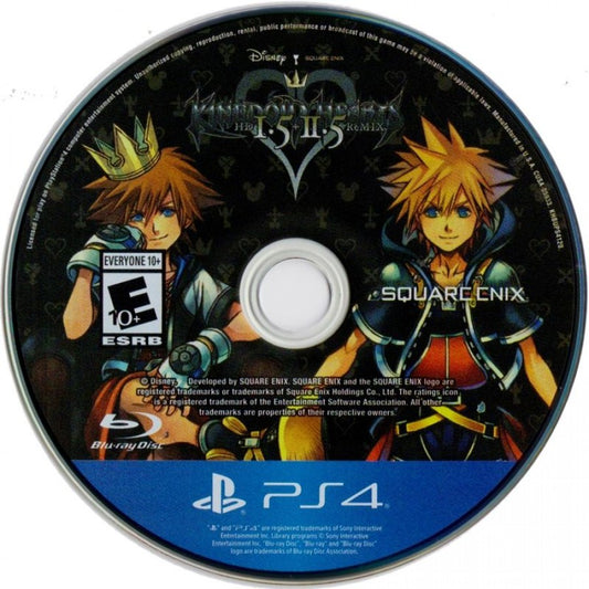 Kingdom Hearts: The Story So Far – PlayStation 4 (PS4) video game disc, action role-playing game.