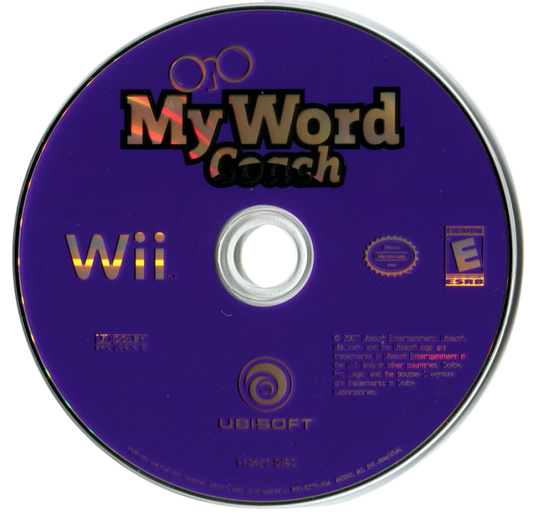 My Word Coach – Nintendo Wii (Wii) educational word puzzle training video game disc