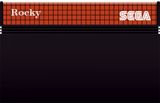 Rocky – Sega Master System (SMS) cartridge for boxing video game