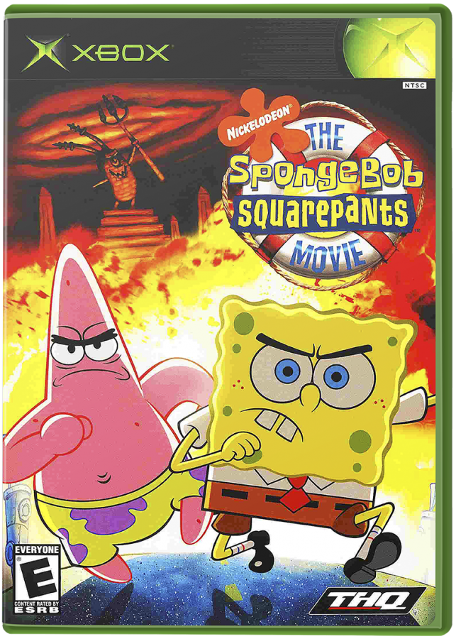 SpongeBob Squarepants: The Movie – Xbox (XBOX) cover art for video game for XBOX