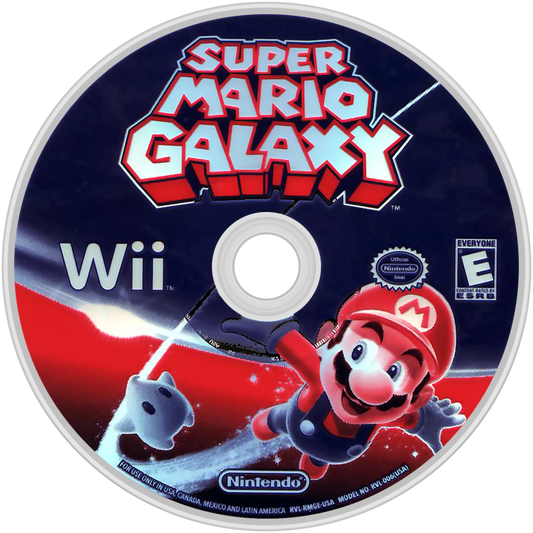 Super Mario Galaxy – Nintendo Wii (Wii) 3D platformer action-adventure video game disc