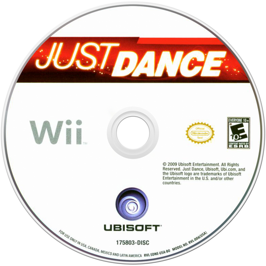 Wipeout: The Game disc art for Nintendo Wii (Wii) video game
