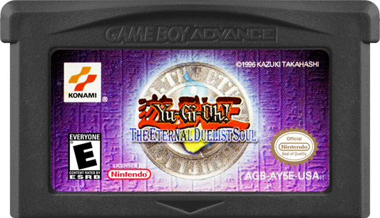 Yu-Gi-Oh!: Eternal Duelist game cartridge for Game Boy Advance (GBA) video game