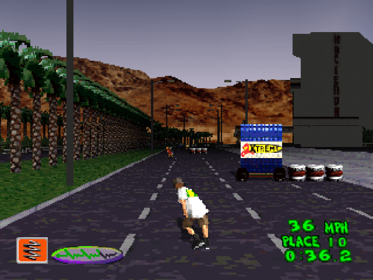 2Xtreme gameplay image for PlayStation 1 (PS1) retro extreme sports video game