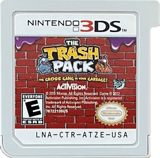 The Trash Pack cartridge for Nintendo 3DS (3DS) action puzzle video game