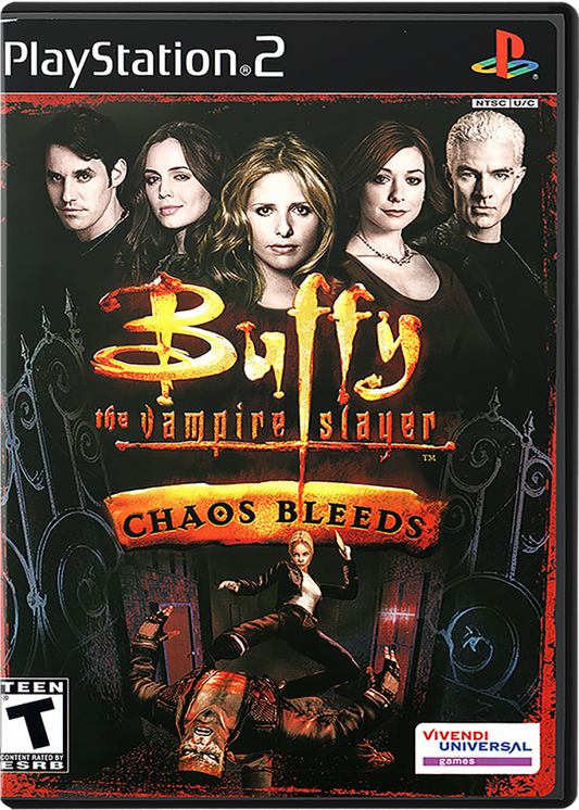 Buffy the Vampire Slayer: Chaos Bleeds cover art for PlayStation 2 (PS2) video game