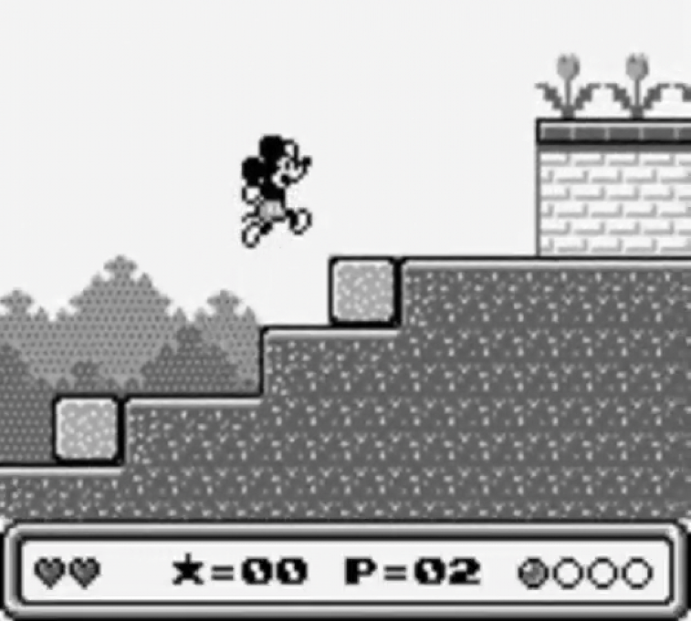 Mickey's Dangerous Chase gameplay for Game Boy (GB) video game