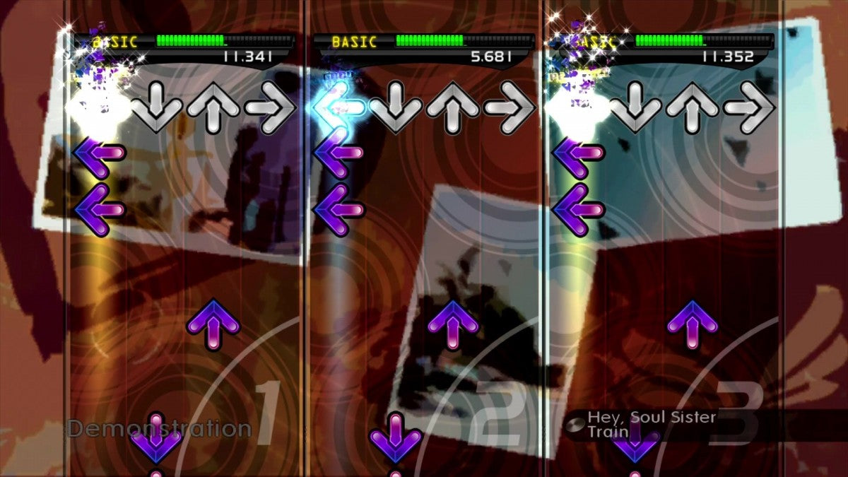 Dance Dance Revolution Universe gameplay for Xbox 360 (X360) music rhythm dance video game