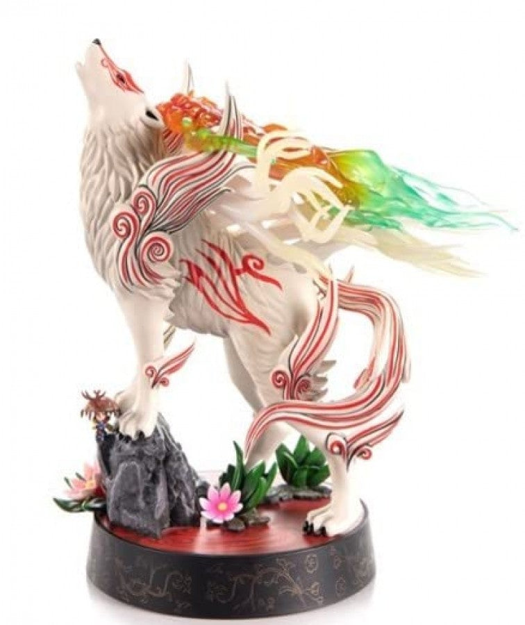 Okami Shiranui 9 inch painted statue Celestial Howl figure