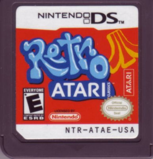 Retro Atari Classics cartridge for Nintendo DS (DS) classic arcade game compilation video game