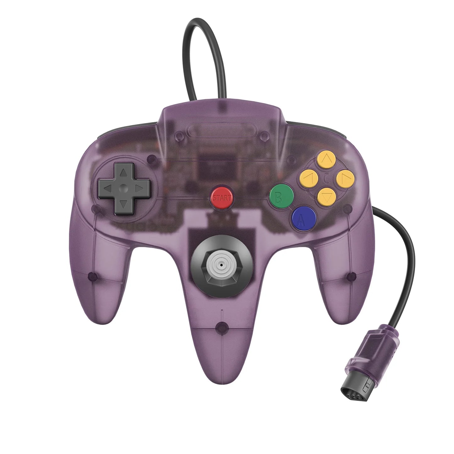 XYAB brand amethyst Nintendo 64 controller wired gaming accessory