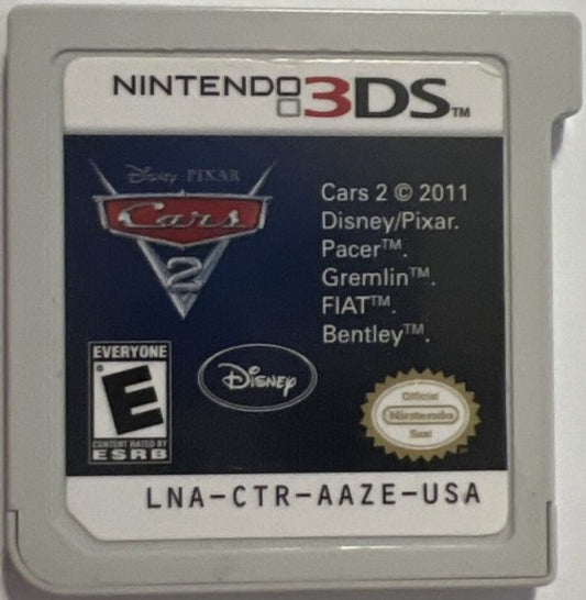 Disney Pixar Cars 2 cartridge for Nintendo 3DS (3DS) racing video game