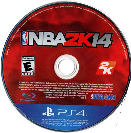 NBA 2K14 – PlayStation 4 (PS4) video game disc, basketball sports simulation game