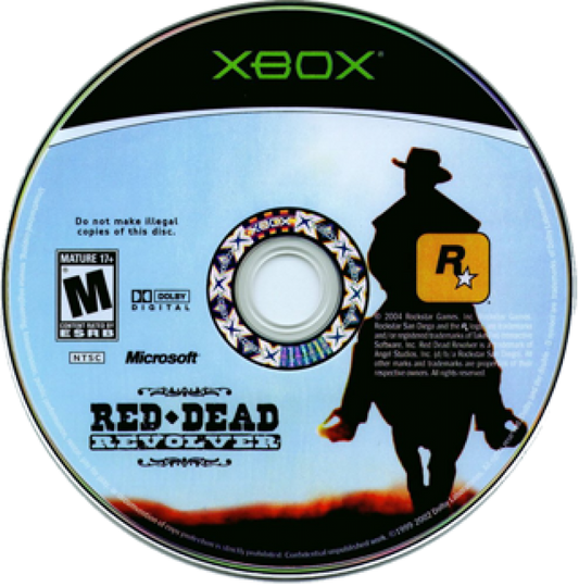 Red Dead Revolver disc for Xbox (XBOX) video game