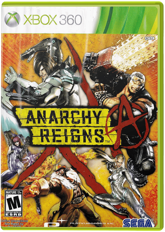 Anarchy Reigns cover art for Xbox 360 (X360) video game