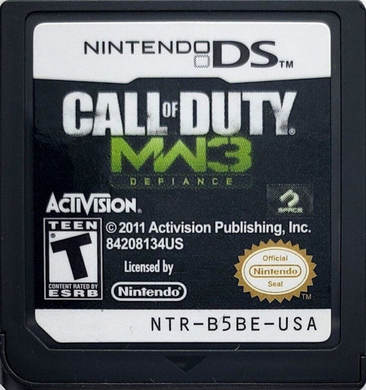 Call of Duty: Modern Warfare 3 cartridge for Nintendo DS (DS) first-person shooter action video game