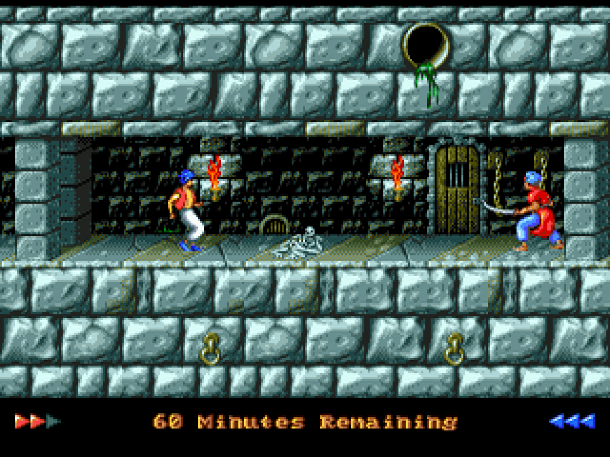 Prince of Persia gameplay for Sega Genesis (GEN) video game