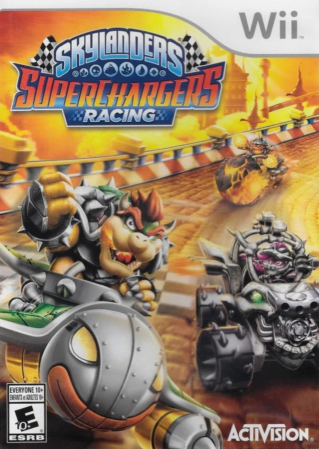 Skylanders: Super Chargers Racing cover art for Nintendo Wii (Wii) video game