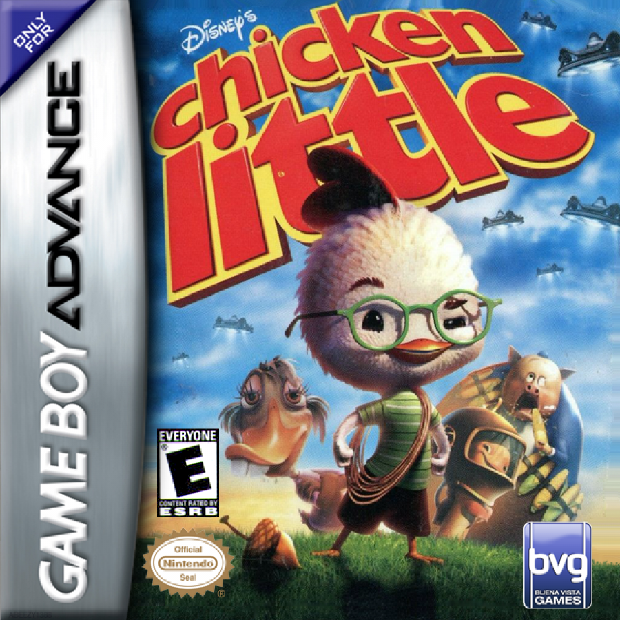 Disney Chicken Little cover art for Game Boy Advance (GBA) video game