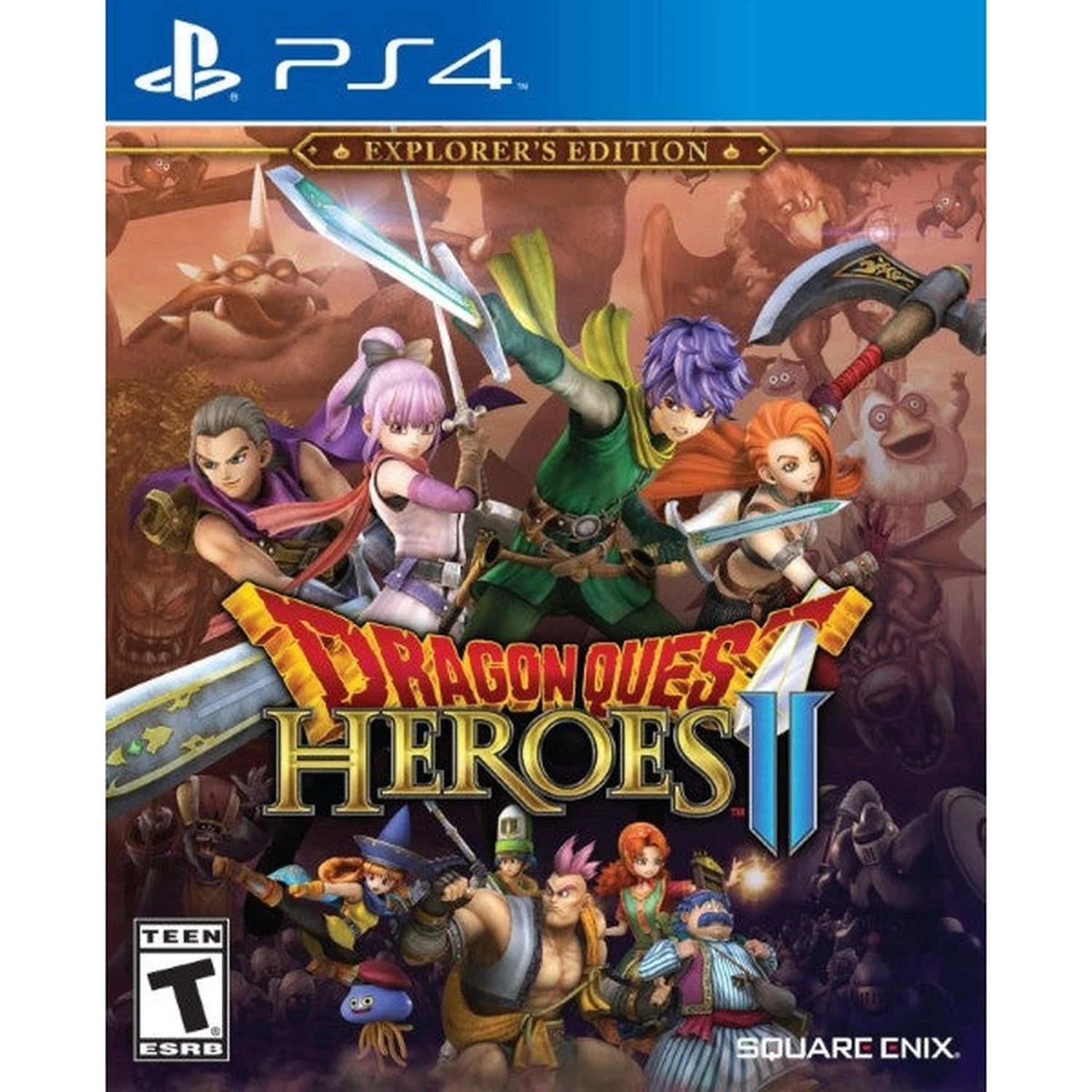 Dragon Quest Heroes II cover art for PlayStation 4 (PS4) video game