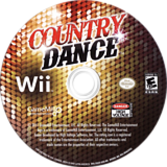 Country Dance front disc cover art for Nintendo Wii (Wii) video game