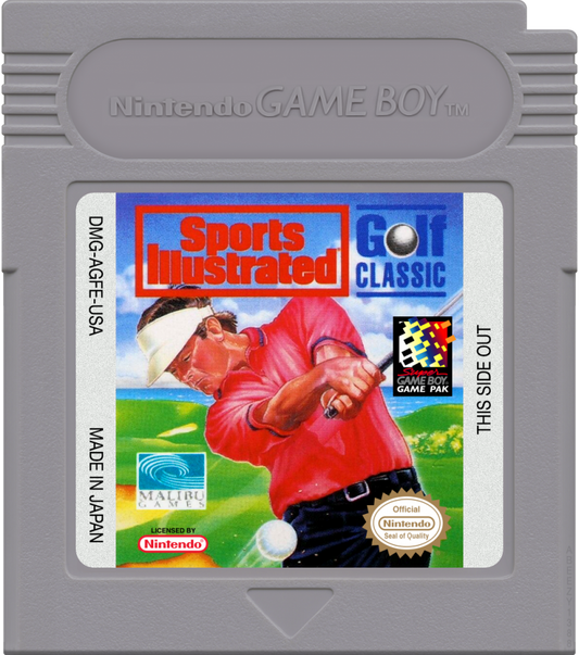 Sports Illustrated Golf Game Boy sports golf video game cartridge