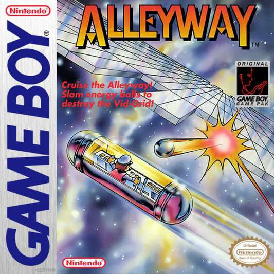 Alleyway cover art for Game Boy (GB) video game